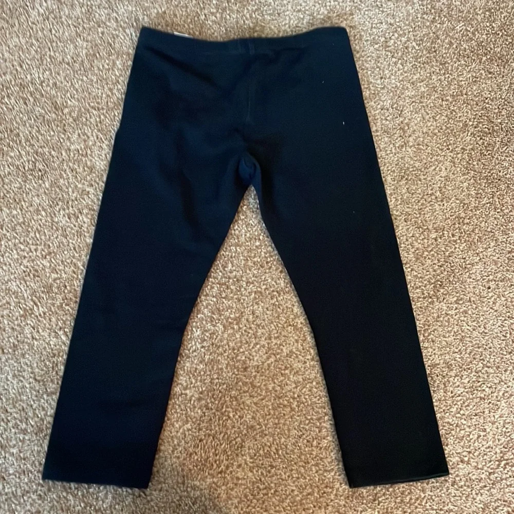 Girls Place black leggings 7-8